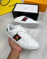 Gucci Ace Bee Women's White Sneakers - Image 6