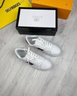 Gucci Ace Bee Women's White Sneakers - Image 5