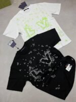 Louis Vuitton Men's Women's LV Spread Embroidery T-shirt