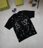 Louis Vuitton Men's Women's LV Spread Embroidery T-shirt - Image 4