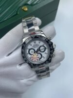 Rolex Cosmograph Daytona White Dial Silver Watch Men's