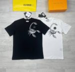 Philipp Plein Scorpion Print T-Shirt White & Black