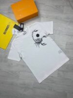 Philipp Plein Scorpion Print T-Shirt White & Black - Image 4