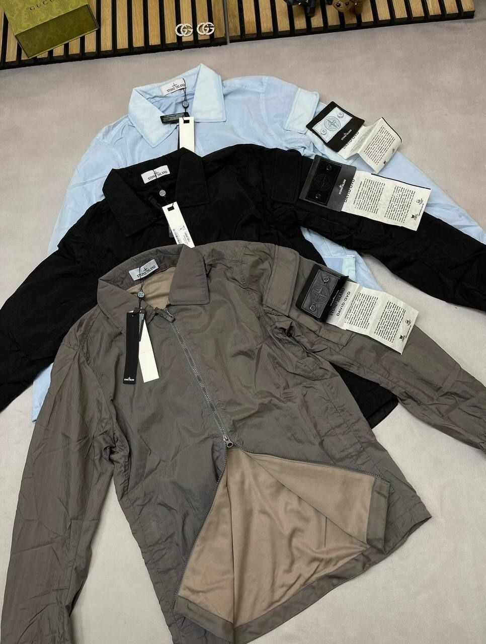 3751979151.jpg Stone Island Nylone Overshirts in 3 different Colors - Image 1