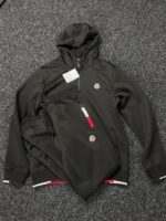 Moncler Men Women Rep Full Tracksuits Hoodie Cheap Long Sleeves Men's Women's Replica First Copy Sports Gym Boys Girls Zip Up Tracksuit Set Logo Nylon Fake Reps Grey Olive Green Sale UK