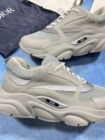 Christian Dior Selfridges men Reflective Grey B22 Rep Sneakers Homme - Image 3