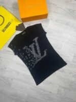 LV Ladies T-Shirts 2 Colors Black & White - Image 3