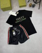Gucci Men's Oversized T-Shirt Sports Shorts Set - Image 6
