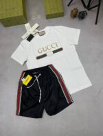 Gucci Men's Oversized T-Shirt Sports Shorts Set