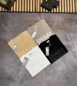 Dior Printed Logo T-Shirt In Black White Beige Mustard Colors In All Sizes - Image 3