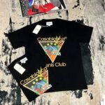 Casablanca Tennis Club Icon Outfit T-Shirts In Black And White Colors - Image 2