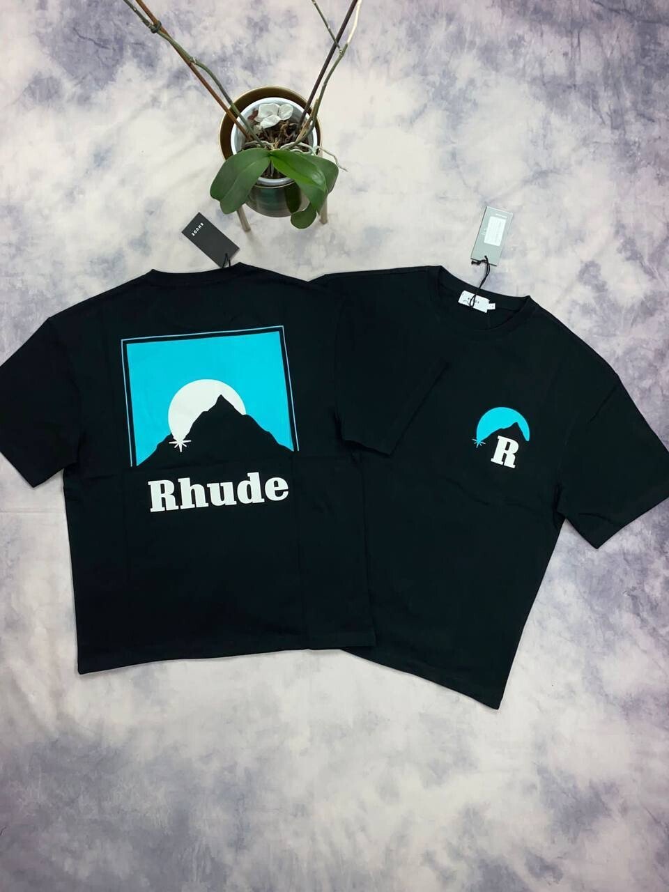 3779894197.jpg Rhude T-shirts in Black Colors - Image 1