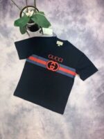 Gucci Interlocking GG T-shirt Black Color - Image 2
