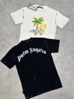 Palm Angels Neon Palm Tree Classic T-shirt - Image 4