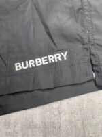 Burberry Replica Men's Plain Black Grey Short Luxury Designer Logo Printed Comfortable Relaxed Fit Cotton Mens Reps First Copy Elastic High Waist Check Rep Boys Cheap Fake Classic Discount Sale UK - Image 3