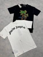 Palm Angels Neon Palm Tree Classic T-shirt - Image 2