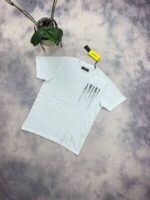 Amiri Men's Women's Replica Paint Drip Top T-shirts Men Women in Black White Blue Sale UK - Image 3