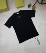 Off-White Men Women Reps Tshirts Clothes T Shirt Men's Women's Off White Back Embroidered Top Replica Arrow Shirts Fake Crew Neck T-shirt First Copy Tee Rep Tshirt Black Brown T-shirts Cheap Sale UK - Image 5