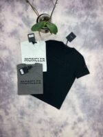 Moncler Men Women Reps T Shirt Logo Print Tshirts Men's Women's Short Sleeves First Copy Cotton Rep T-shirts Cheap Fake T-shirt Round Neck Replica Tee Shirts Tshirt Black Grey Sky Blue Sale UK - Image 2