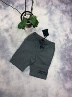 Moncler Replica Men's Joggers Shorts Luxury Designer Logo Printed Comfortable Short Men's Reps Cotton Fabric First Copy Fake Boys Cheap Reps Black Grey Sale UK - Image 4