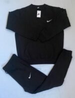 Nike Solo Swoosh Men's Fleece Crew Tracksuits in 3 Colors - Image 2