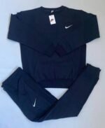 Nike Solo Swoosh Men's Fleece Crew Tracksuits in 3 Colors - Image 3