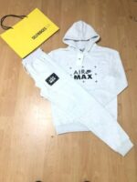 Nike Air Max Stretch Graphic Men's Hoodie Set Tracksuit in 3 Colors - Image 4