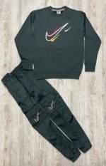 Nike Sportswear Fleece Multi Swoosh Sweatshirt and Cargo Trousers in 3 Colors - Image 4