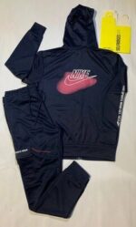 Nike Supreme Applique Hooded Sweatshirt With Pant Set For Men’s - Image 3