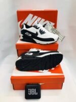 Nike Air Max 90 Shoe Men's Black White Panda Rep Trainers UK - Image 2