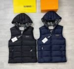 Valentino VLTN Body Warmer Jacket In Black And Navy Blue Colors - Image 2