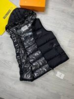 Valentino VLTN Body Warmer Jacket In Black And Navy Blue Colors - Image 5