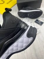 Chanel Suede Women Shoe Replica Luxury Sports Top Sneakers Cheap Runner Women's Trainer Leather Nylon Reps CC Logo Sneaker Fake Shoes Rep Fashion Girls Triple Trainers First Copy Black Runners Sale UK - Image 6