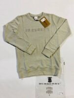 Burberry Men Women Organic Dressed Jumpers Replica Crew Neck Men's Women's Long Sleeves Sweatshirts Soft Supima Printed Logo Boys Girls Rep Beige Classic Outfit Cheapest Discount Sale UK - Image 2