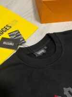 Trapstar London Chenille Decoded Crew Neck Printed Logo Jumpers In Black Grey Colors - Image 4
