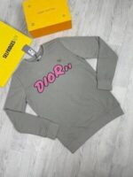 Dior Printed Kaws Sweatshirt Jumpers In Black Grey & Brown Colors - Image 4