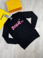 Dior Printed Kaws Sweatshirt Jumpers In Black Grey & Brown Colors - Image 3