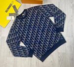 Dior Oblique Wool Knit Sweater Printed D Embroidery Logo Jumpers In 2 Colors - Image 3
