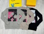 Off-White Arrow X Jumpers Top Sweatshirt Black Grey Beige Sale UK