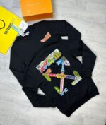 Off-White Racing Arrow X Black Replica Jumpers Top Sweatshirt