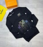 Amiri Men Women Jumpers Full Sleeve Boys Girls Cheap Sweaters in Black Color - Image 2