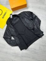 Louis Vuitton Men's Women's LV Logo Zip Up Hooded Jacket - Image 3