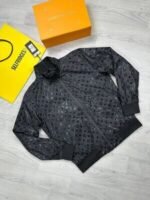 Louis Vuitton Men's Women's LV Logo Zip Up Hooded Jacket - Image 2