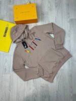 Valentino VLTN Hoodies In Beige & Grey Colors UK - Image 2
