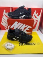 Nike Air Max Plus Mini Swoosh Black White Trainers For Men's - Image 2