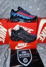 Nike Air Max Plus Black Blue Red Trainers For Men's - Image 2