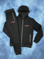 Prada Milano Hooded Logo Printed Tracksuit - Image 2