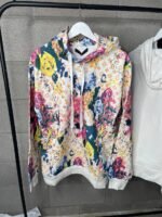 Louis Vuitton Men's Women's Floral Monogram Hoodie