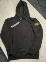 Stone Island Black Hoodie - Image 2