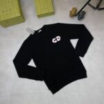 Christian Dior Printed CD Embroidery Logo Jumpers In Black & White Colors - Image 3